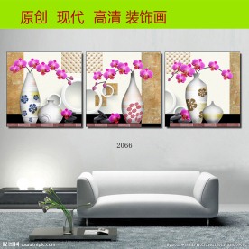 客厅无框画装饰画