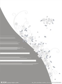 移门矢量图 移门菲林图 玻璃花