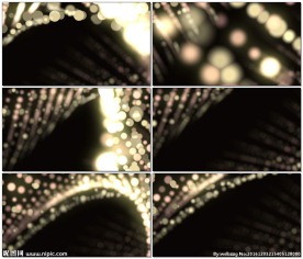 金色粒子背景视频