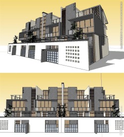 徽派住宅建筑草图大师SU模型