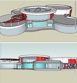 SU博物馆纪念馆美术馆建筑模型