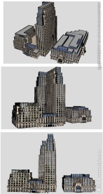 新古典办公楼草图大师SU模型