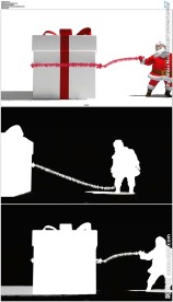 圣诞老人拖礼物