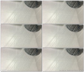 淋浴莲蓬头的特写视频