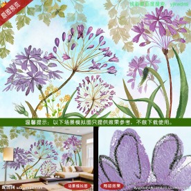 大型花卉壁纸壁画