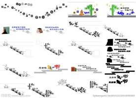 校园文化楼梯亚克力装饰画图片