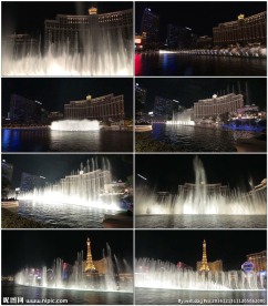 拉斯维加斯音乐喷泉