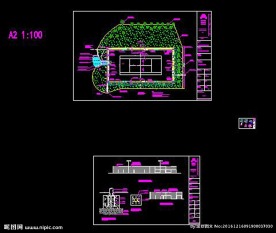 伴山壹品网球场施工图