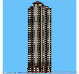 地中海风格建筑草图大师SU模型