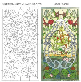 蒂凡尼 教堂玻璃 彩绘玻璃 艺术玻璃 喷绘写真