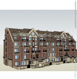 英式洋房建筑草图大师SU模型