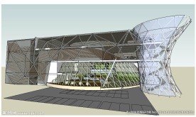 办公楼建筑草图大师SU模型