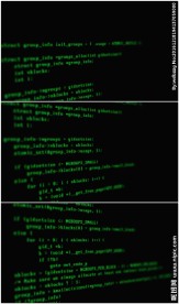 黑客入侵绿色代码滚动