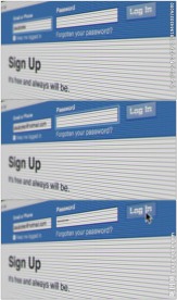 脸书登陆页屏幕实拍