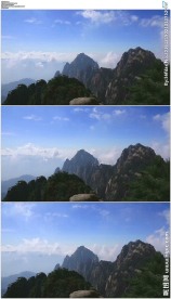 安徽黄山高山白云