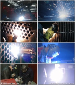 焊接打磨切割火花四射