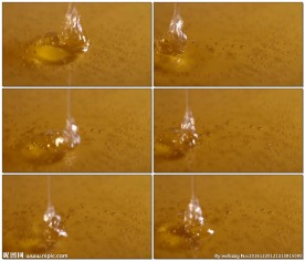 蜂蜜的特写镜头