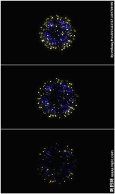 球形烟花闪动