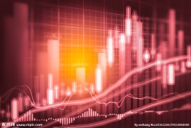 股票市场的数据和财务分析统计图