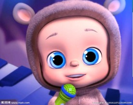 年会素材 可爱娃娃 聚会视频