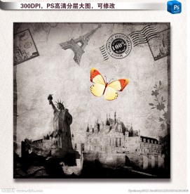 欧美素描画复古画图片