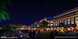 仿古商业街照明规划设计