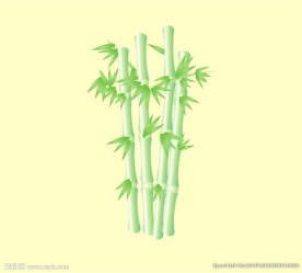 矢量竹子