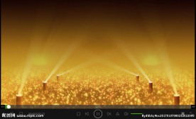 舞台 金色 酷炫LED  素材