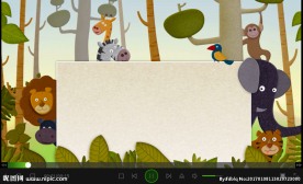 舞台 动物 LED  素材