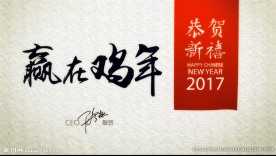 2017鸡年年会开场片头