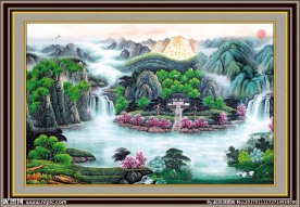 山水国画