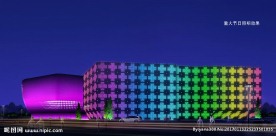 媒体墙照明七彩flash动画