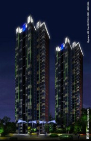 高层小区亮化照明flash动画