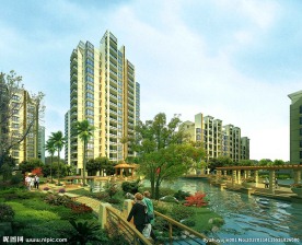 房地产商业楼(3ds+psd)