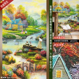 田园风景油画