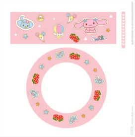 陶瓷花纸  小狗花朵草莓