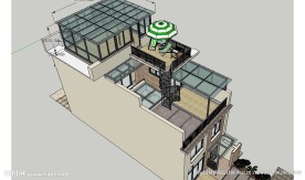 阳光房建筑草图大师SU模型
