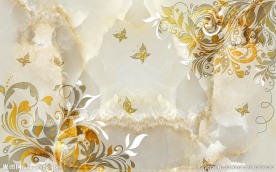 欧式花纹大理石背景墙