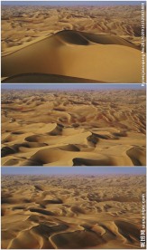 航拍大型沙漠风光