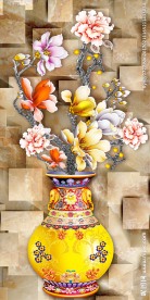 中式玉兰花瓶玄关