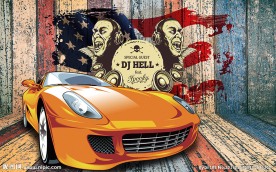 潮流个性音乐主题装饰画背景墙