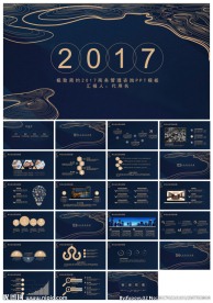 极致简约2017商务管理咨询P