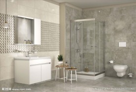 瓷砖效果图  卫浴空间  瓷片