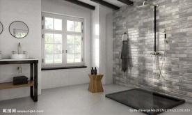 瓷砖空间  室内  浴室