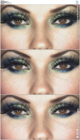 性感眼妆长睫毛