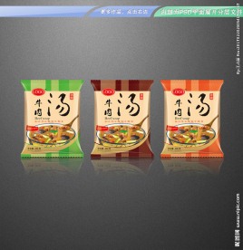 淮南牛肉汤包装设计