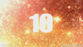 大气金色粒子倒计时