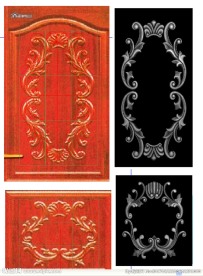 精雕门花