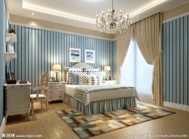 地中海风格卧室效果图