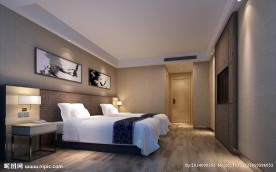 酒店客房效果图